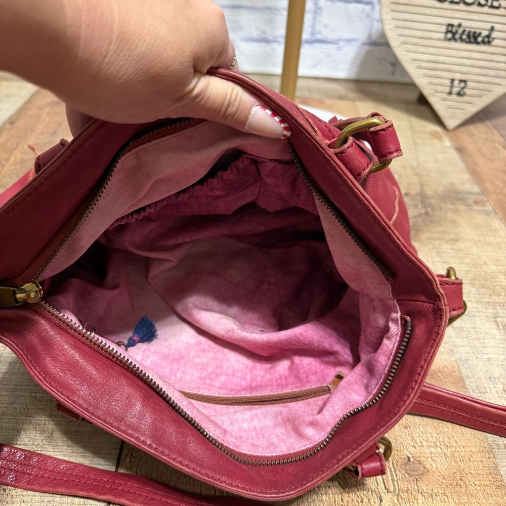 The Sak Tahoe Leather Satchel with Crossbody Strap - Picture 10 of 15